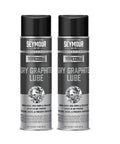 Dry Graphite Lubricant 14 Oz Two Pack for Metal to Metal Locks and Hinges Industrial Grade Heavy Duty Non Greasy Dry Film That Resists Dirt and Extreme Temperatures Ideal for Doors Machinery and Heavy Equipment