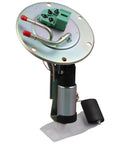 Heavy Duty Electric Fuel Pump For Honda CRV 1997 1998 1999 2 Liter 4 Cylinder Direct Fit Replacement showing top view with connectors
