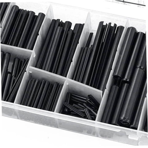 Roll Pins Assortment Kit Slotted Hollow Dowel Pins 450 Pcs For Auto Mechanical Workshop Pro Grade Gearhead Approved Repairs