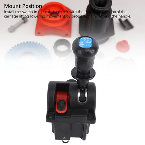 Dump Truck PTO Control Valve With Four Holes Slowdown Tipper Switch Control Valve With PTO Switch For Dump Truck Hydraulic System