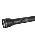 Two Cell D LED Flashlight With Adjustable Beam QuickFocus System, Water Resistant Beefy Rugged Aluminum Body, Eco Low And Full Power Modes, Black.
