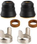 Tip Kit Replacement for Titanium Plasma Cutter Pro Grade Nozzle Tip Shield Cap Set Fits 45 and 65 Torch Models IPT-45 IPT-65