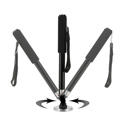 Extendable Telescopic Magnetic Pickup Tool From 7.48 To 39.5 Inches With Large Area Magnet Lifting Up To 20 Lbs, angled view