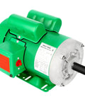 2HP Farm Duty Single Phase Electric Motor 1725 RPM 145T TEFC IP54 Heavy Duty Frame 7 Eighths Inch Shaft 115 230V Dual Voltage CW CCW Rotation Ideal For Pumps Fans Compressors front view