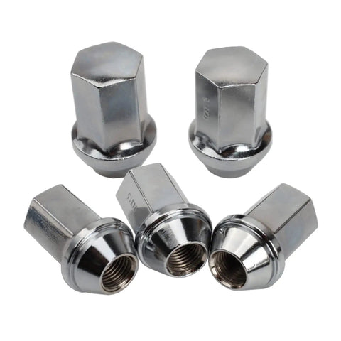 Beefy 24 Piece M14x1.5 Lug Nuts Replacement For Silverado Tahoe Suburban Escalade XT5 XT6 Chrome 7 8 Hex 1.77 Inch OAL