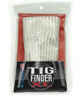 TIG Finger XL Heat Shield For Welding Maximum Finger Coverage To Stop Sparks Extend Glove Life Ideal For Hobbyists And Pros Handmade In USA Silver Finish