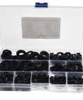 Nylon Flat Washer Set 700 Pcs M2 To M12 Metric White Plastic Gaskets Seal Rings For Electrical Automotive Marine Appliances And DIY Projects With Organized Storage Box Included, open box