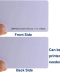 Front and back view of 125kHz Proximity RFID Card Read-Only for Access Control System and Time Attendance, Ultra Thin 0.8mm.