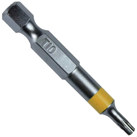 T10 Torx Star Driver Bit Set 2 Inch Quick Change Shank Color Coded 5 Pack For Screws And Fasteners Requiring T10 Bits With Pro Grade Impact Ready Performance And Durable Build