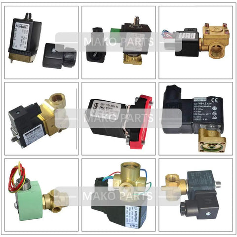 Heavy Duty Air Compressor Hose Pipe For Workshop Gear Straight Drop In Mount various solenoid valves in grid layout