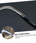Two Pack Ergonomic Reaping Hook For Effortless Mowing And Weeding In Gardens And Farms With A Comfortable Grip and steel blade