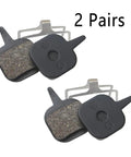 Premium Hydraulic Disc Brake Pads For Mountain And Road Bikes featuring gritty resin material, two pairs for enhanced braking power.