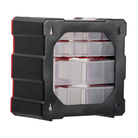 Removable Bin Drawer Small Parts Organizer With 12 Compartments A Handy Storage Box for screws, bolts, Legos, beads, crafts