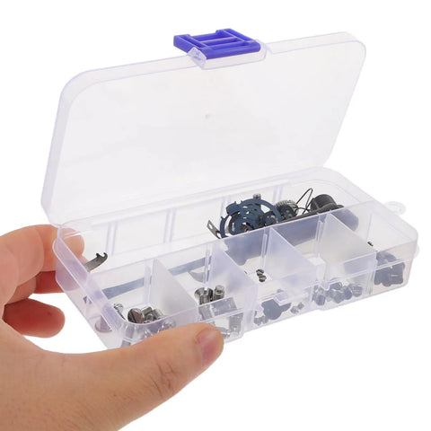 Replacement Screws And Springs Kit For Sewing Machines, High Precision Pro Grade Steel Parts For Durable, Easy DIY Assembly, Perfect For Daily Sewing And Studio Use in plastic organizer box