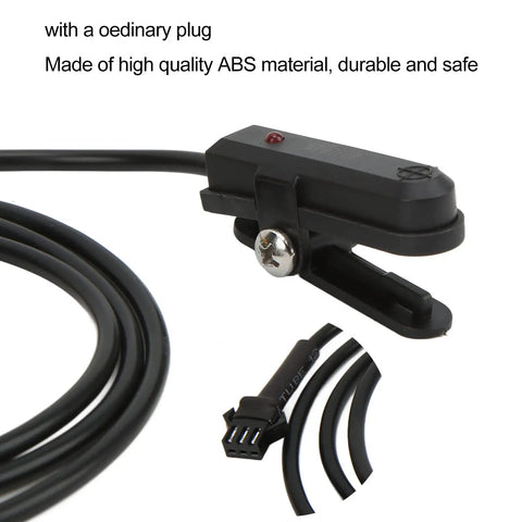 Split Installation Design Pedal Assist Sensor For E Bike Right Crank Installation PAS Sensor With Magnetic Disk And Ordinary Connector For 12V To 72V Pedal Assist Systems