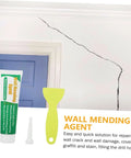 Two Pack Wall Repair Cream And Self Adhesive Paste For Cracks And Holes Pro Strength Wall Mending Agent with scraper and nozzle