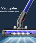 Motorized Vacuum Brush With Headlights For V6 Series Cordless Vacuums Replacement Roller With Soft And PP Bristles For Wood Floor