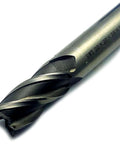 End mill cutter, 20mm diameter, 4-flute HSS, cylindrical shank