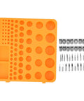 FTVOGUE ER11 Collet Chuck And Pointed Knife Set For CNC Milling includes an orange tool holder and various knife bits.