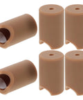 Brown Silicone Corner Guards For Furniture And Drawer Handles Soft Round Edge Protectors