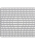 Silicone Sink Mat Protector For Kitchen Sink, Non Slip, PVC Free, Heat Safe, Cushions Glassware, Must Have For Preventing Scratches From Pots And Pans, Easy Clean, 16 X 13 Inches, Large - top view of mat with grid pattern