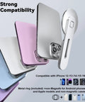 Magnetic Laptop Phone Holder With MagSafe For iPhone 12 To 17 Side Monitor Mount showing strong compatibility with devices