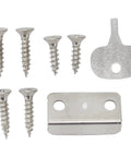 Installation hardware for Keyless Combination Cam Lock With Password Security For Drawers Cabinets Lockers, zinc alloy components.