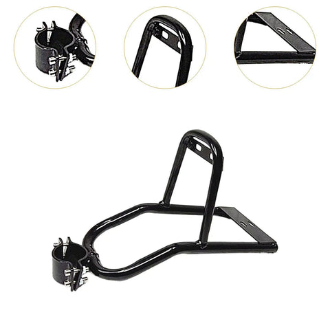 Sturdy Steel Rear Luggage Basket For Electric Scooters, Stays Put Mount Rack With Quick Install, heavy duty steel frame with clamp