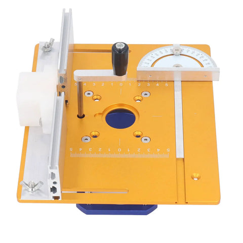 Heavy Duty Aluminum Router Lift Base With Precision Inverted Adjustment For Wood Milling And Diy Projects showing precision adjustment features.