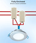 Hella Tough One To Two Out T Tap Wire Splice Connectors 6 Awg To 13 Awg 80 Amp 1000 Volt No Fuss Solderless Nuts 10 Pack secure connection with fully enclosed connectors.