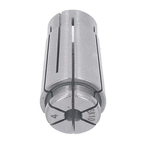 Front view of Spring Collet SK10 Durable Carbide Chuck Accessory for CNC Lathes and Engraving Machines, High Precision Clamping, 1 Piece.