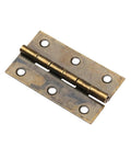 Beefy Concealed Hinges For Cabinets And Jewelry Boxes 2 Pack Antique Bronze Door Butt Hinges 50x28mm Easy Install