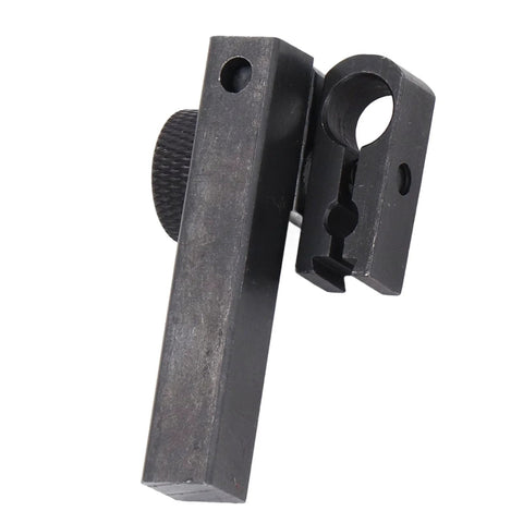 Klanata Dial Test Indicator height holder bar with sleeve swivel clamp, black metal, 9x9mm, 50mm long