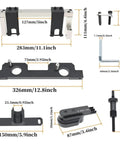 Built Tough 17 Piece Camshaft Alignment And Timing Tool Kit For BMW N20 And N26 Engines showing precision tools and measurements.