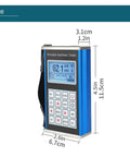 Grab And Go Digital Leeb Hardness Tester For Steel And Alloys With Knockout Accuracy Up To 960Hld, portable device displaying hardness readings.