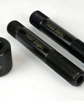Conduit Punch And Die Set For Knockouts In 2-1/2, 3, 3-1/2 And 4 Inch Sizes, includes metric-to-English draw stud