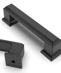 15 Pack Matte Black 5 Inch Kitchen Cabinet Handles And Pulls Tough As Nails Durable Metal Hardware For Cupboards And Drawers