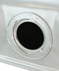 Close-up of the fuel inlet on 18 Gallon Gas Fuel Tank For 1987 To 1992 Jeep Comanche Direct Fit Replacement OE And Aftermarket Compatible Heavy Duty Fuel Tank For A Rugged Ride With Easy Install And Budget Friendly Upgrade