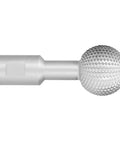 Rugged Spherical Wood Carving Burr Tungsten Carbide Teeth 10 Millimeter Hole Fits 100 Angle Grinder, thick coat alloy steel file.