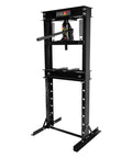 Hardcore 20 Ton Hydraulic Shop Press With H Frame Rig And Stamping Plates for metal bending on garage floor