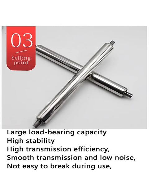 Heavy Duty Stainless Steel Conveyor Roller Wheel 12x38x1000mm For Production Lines Industrial Use Durable Smooth Rolling Roller With High Load Capacity And Easy Replacement To Minimize Downtime, stainless steel roller shown crossed