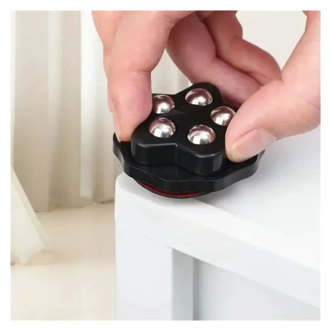 Self Adhesive Swivel Wheels For Small Appliances And Storage Boxes No Drill Install 360 Degree Rotation Heavy Duty Castors