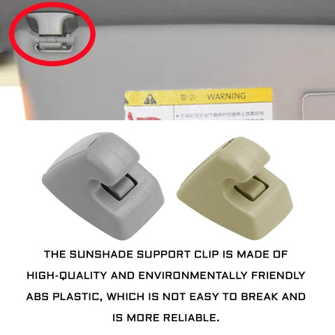 Sun Visor Clips For Cars Pack Of 2 Replacement Sun Visor Retainer Holders Durable ABS Plastic Bracket Hooks For Chevy Silverado Cruze Tahoe Gray No Drill Easy Install And Long Lasting