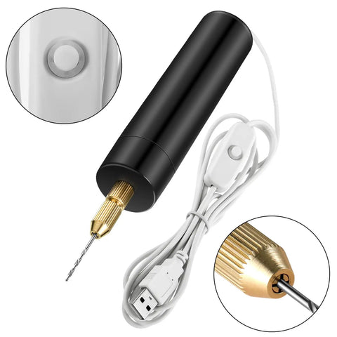Knock Yourself Out With This Solid 312 Piece Mini Electric Drill Kit Featuring Iron Eye Screws And Bits for precise drilling in jewelry projects.
