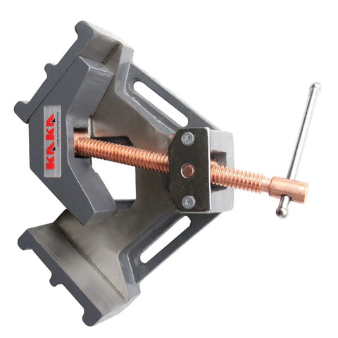 Beefy 4 Inch Jaw Angle Clamp Heavy Duty Right 90 Degree Welding Vice For Woodworking Metalworking Corner Miters Angle View