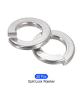 7/16 Inch Split Lock Washer 25 Pack In 304 Stainless Steel for household, machinery, furniture, DIY projects, anti-loosening washers