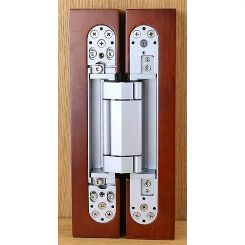 Hidden 6 Inch White Door Hinges Set Of Two With 180 Degree Swing And 3 Way Adjustable Butt Hinge Design Silent Hydraulic Soft Close