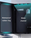 Inside view of Tough As Nails EV Charger Cover Protector showing waterproof rubber ring and water channel for protection.