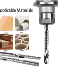 Carbide end mill router bit, 1/8 in shank, single flute up-cut for acrylic/plastic, pack of 10