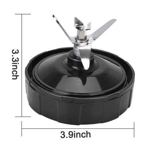 3.3-inch x 3.9-inch 7 Fin Blender Blade Replacement Compatible With Auto IQ Blenders, 7 Blade Set, stainless steel blade close-up